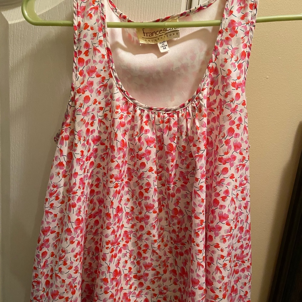 Pretty flowy summer tank!